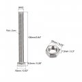 Uxcell M10 X 100mm Hex Head Screws Bolts Nuts Flat Lock Washers Kits 304 Stainless Steel Fully Thread Hexagon 6 Sets