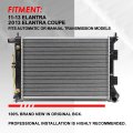 Dpi 13202 Factory Style 1-row Cooling Radiator Compatible With Elantra Elantra Coupe At Mt 11-13 Aluminum Core