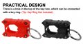 Sautvs Sporty Key Shell For Can-am Ryker Outlander Black Red Ignition Cover Holder Case Can Am Outlander Accessories 2pcs