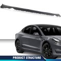 Pit66 Right Door Side Skirt Molding Rocker Lower Cover Trim For Tesla Model 3 2017-2022 1089829-00-d 1089831-00-d