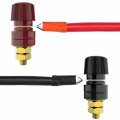 8mm 5 16 In Stud Remote Battery Power Junction Post Connector Terminal Kit Pure Copper High Current Block For Rvs Trucks And
