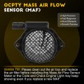 Ocpty Mass Air Flow Sensor Fits For Dodge Attitude 2006-2007 Hyundai Elantra 2003-2010 Tucson 2005-2009 Kia Optima 2006-2009