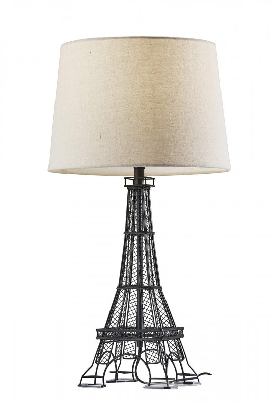 Adesso Sl5001-01 Eiffel Tower Table Lamp Black