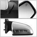 Fo1321335 Factory Style Passenger Right Side Mirror Manual Folding Power Adjust Heated Glass Puddle Light Compatible With Ford