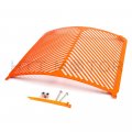 Radiator Grille Cover Guard Shield Protector For Ktm Rc8 2008-2016 And Rc8r 2011-2016 Orange Stainless Steel Front