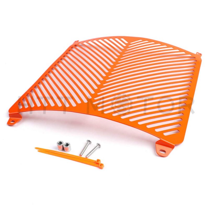 Radiator Grille Cover Guard Shield Protector For Ktm Rc8 2008-2016 And Rc8r 2011-2016 Orange Stainless Steel Front