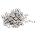 A 2mm X 5mm 304 Stainless Steel Snap Ring E-clips Retaining Circlips 100 Pcs 