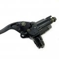 Left Right Pair Universal Motorcycle Handlebars Hydraulic Brake Clutch Levers Master Cylinder Black 7 8 22mm