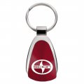 Au-tomotive Gold Teardrop Key Chain For Toyota Scion Burgundy
