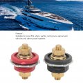 Battery Power Junction Post 2 Pcs 3 8in Thru Panel Terminal Connector 250a Positive Negative Stud For Cars Rvs Ships Yachts