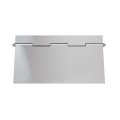 60780 Stainless Steel Fuel Permit Sticker Holder 5 In X 12 Chrome 21 Gauge With New Style Hinge 