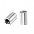 Round Weld Nuts M6 X 10mm 17mm On Bung Female Nut Threaded 201 Stainless Steel Insert Weldable 10pcs 
