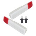 Pair Of Door Reflector Light Panel Replacement For Silverado Tahoe Suburban Sierra Driver Left And Passenger Right Side 