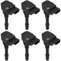 Fits 2015-2018 For Porsche Cayenne 3 6l V6 2015-2016 Macan Ignition Coil Packs 2 Pins Uf760 6