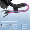 X Autohaux 1 Set In-dash Auxiliary Upfitter Switch Kit For Ford F250 F350 F450 F550 2008 2009 2010 9c3z14a303a 9c3z-14a303-a