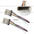 2 Pieces 5-pin Connector Plug Female For Headlight Assembly International 4100 4300 8500 8600 Ce Bus