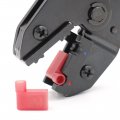 Baomain Ratchet Crimper Plier Hs-07fl Flag Female Quick Disconnects Crimping Tools Use For 1 5-2 5 Mma 15-13 Awg Red 