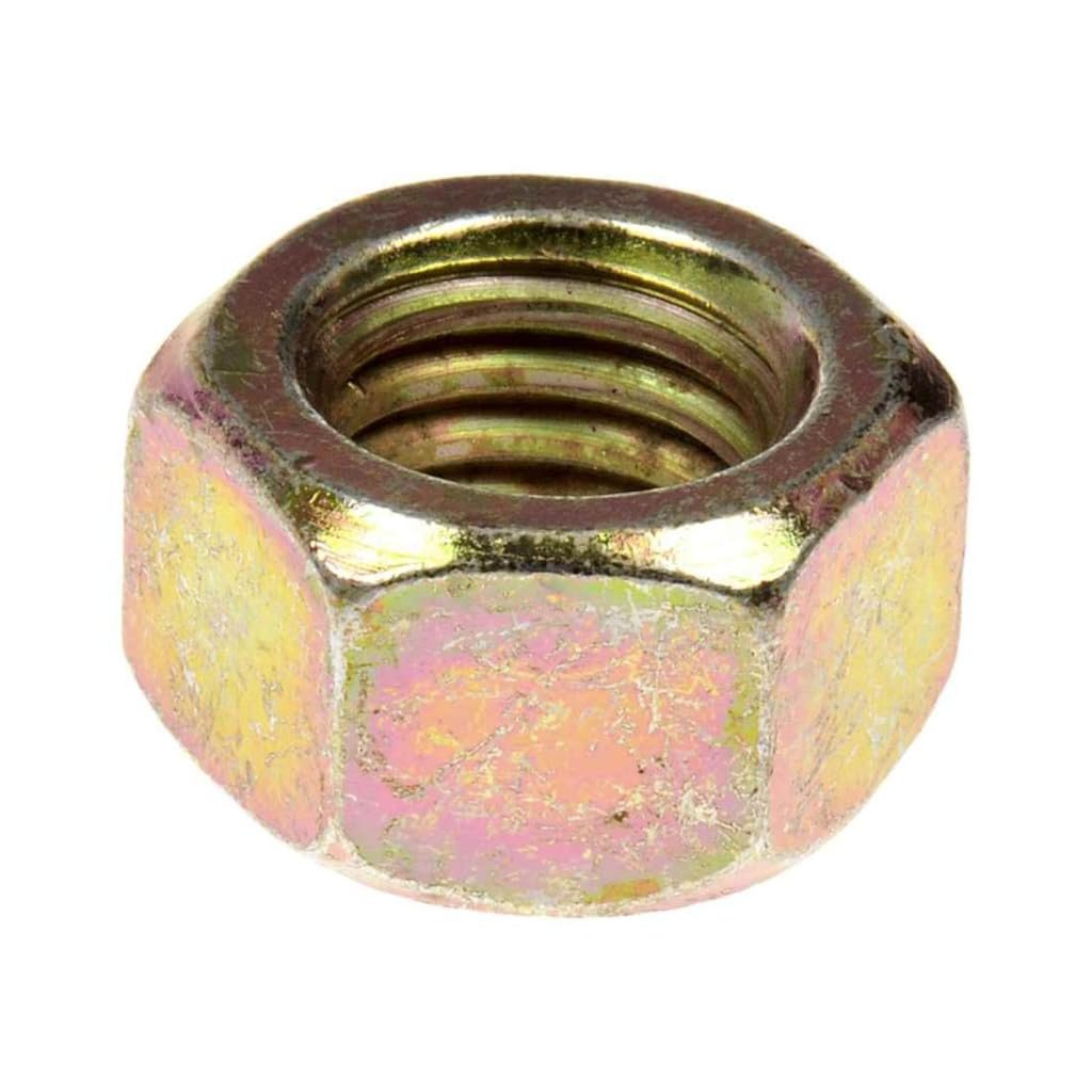 Hex Nuts Alloy Steel Yellow Zinc Finish Coarse Thread 1 2-13 In Size Grade 8 Clockwise Direction 5 Pieces