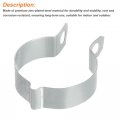 Uxcell 20pcs Pipe Clamps Fit For 1 25mm Rigid Bracket Strap Clamp Metal Split Ring Hanger Support Tube