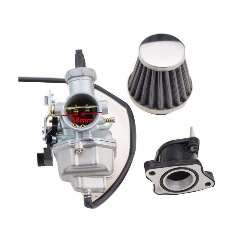 27mm Carburetor Air Filter Intake Manifold Replacement For 4 Stroke Cg 100cc 125cc 150cc 200cc 250cc Dirt Bike Atv Scooter Go