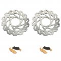 Sfriding Brake Discs Pads Set For Honda Trx 450 R Er 2004-2013