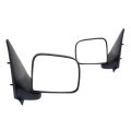 Door Mirrors For Mazda B2500 1998 Driver And Passenger Side Pair Textured Black Manual Adjust Folding Paddle Style Fo1320156 