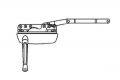Casement Window Operator Left Hand Dyad Bright White Fits Frame Width 16 In To 32 And Height Up 72 Metal Construction 