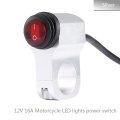 Yosoo 12v 16a Motorcycle Motorbike Waterproof Handlebar Headlight Fog Spot Light On Off Switch Silver