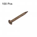 Uxcell Small Tiny Brass Nails 1 2x12mm For Diy Wooden Hardware Accessories 100pcs