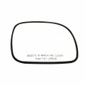 Ocpty Right Passenger Side Exterior Mirror Glass View Fit For 2001-2007 Dodge Caravan Heated Chrome Convex Outside Replacement