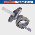 Motorcycle Fuel Petcock Valve Tank Switch For Suzuki Rm125 Rm250 Rm250z Rmz250 2001 2009 Replaces Part 44300 37f10 Silver