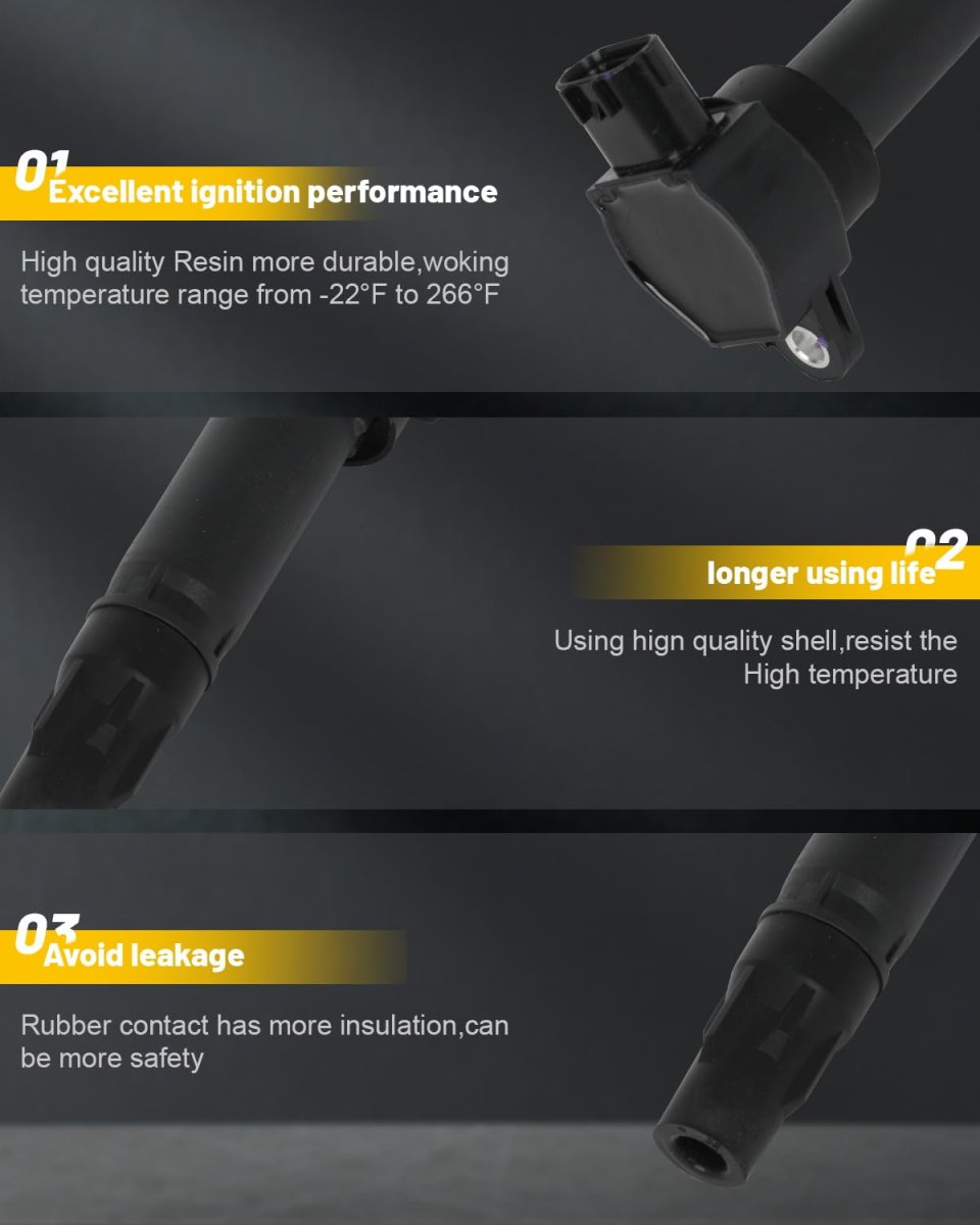 Suitable 20-2015 For Smarttwo 2008-2015 For Fortwo 1 0l L3 Automotive Replacement Ignition Coils 3-pins Uf681 Set Of Le 20-2015