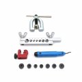 Httmt- Professional Double Flaring Tool Kit 7 Dies Single Flare Tube Copper Brake Line And Brass Tubing W Case For Car Truck