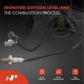 A-premium O2 Oxygen Sensor Compatible With Mazda Cx-7 Cx7 2007-2012 2 3l Upstream And Downstream 2-pc Set