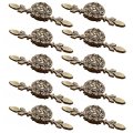 Marstree Round Shape Antique Drawer Cupboard Pulls Handles Wardrobe Cabinet Door Kitchen Knobs And Pack Of 10 Antique Brass 