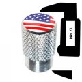 Tricktoppers Polhed Silver Billet Knurled Aluminum Tire Wheel Valve Stem Dust Caps For Cars Trucks Trailers Suv S Rv S