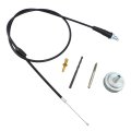 Throttle Cable Kit Fits For Yamaha Blaster 200 1988-2006 Removal Eliminator Including Cap Idle Screw Replace 2xj-26311-01-00