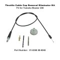 Throttle Cable Kit Fits For Yamaha Blaster 200 1988-2006 Removal Eliminator Including Cap Idle Screw Replace 2xj-26311-01-00