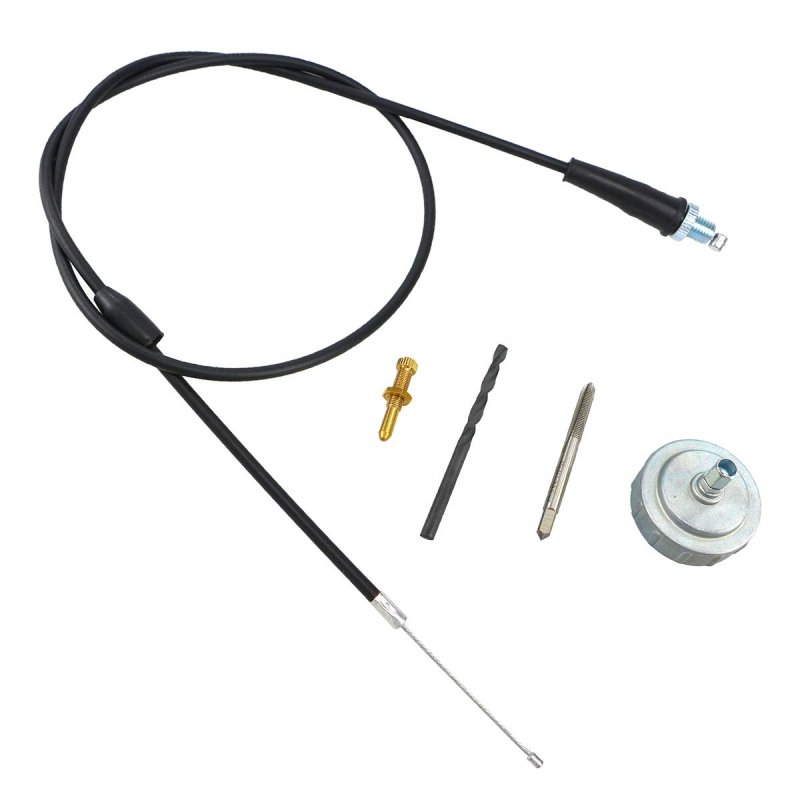Throttle Cable Kit Fits For Yamaha Blaster 200 1988-2006 Removal Eliminator Including Cap Idle Screw Replace 2xj-26311-01-00