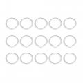 X Autohaux 15pcs Oil Drain Plug Washer Gaskets Universal Engine Crush Washers 14x18x1 5mm 0 55 X0 71 06