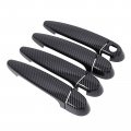 Front Rear Left And Right Carbon Fiber Exterior Door Handle Cover Trim 