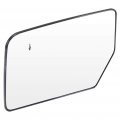 Ocpty Driver Side Mirror Glass Metallic Finish Heating Replacement For 2007-2011d Expedition For Lincoln Navigator Chrome