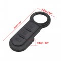 Uxcell 3 Key Buttons Auto Remote Control Car Fob Case Shell Replacement Black Lock Unlock Trunk Hold For Fiat