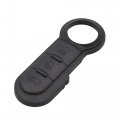 Uxcell 3 Key Buttons Auto Remote Control Car Fob Case Shell Replacement Black Lock Unlock Trunk Hold For Fiat