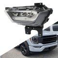 Left Side Fog Light Assembly And Drl Daytime Running Lights For F-150 2021-2022 Ml3z15201b Ml3z15201c Replacement 