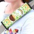 Delerain Clover Shamrock Leprechaun Hat Car Seat Belt Shoulder Pads Covers Protectors For Seats Pushchair Accessories Seatbelt 