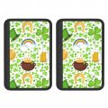 Delerain Clover Shamrock Leprechaun Hat Car Seat Belt Shoulder Pads Covers Protectors For Seats Pushchair Accessories Seatbelt