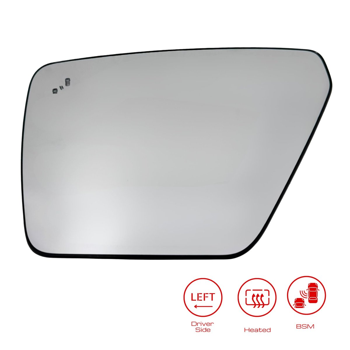 Driver Side Mirror Glass For 2021 2025ord F 150 And 2022 F Lightning Heated With Blind Spot Monitoring Bsm Ml3z 17k707 H