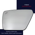 Driver Side Mirror Glass For 2021 2025ord F 150 And 2022 F Lightning Heated With Blind Spot Monitoring Bsm Ml3z 17k707 H