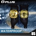 G-plus Bumper Driving Fog Light Lamp Compatible With 2005-2007 Ford F250 F350 F450 F550 Super Duty 2005 Excursion Driver And